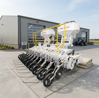 Semoir à herse rotative monté sur tracteur de 3 m de large, personnalisé, avec boîte de vitesses, haute productivité, 20 rangs