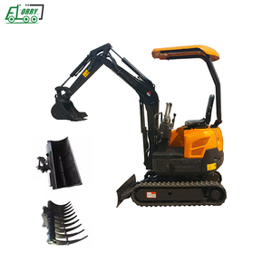High <b>Top</b> ELORRY EL18 Hydraulic Mini Excavator Crawler 0.045m3 Cubic Meter Small Digger Crawler Excavator - Product Image 5