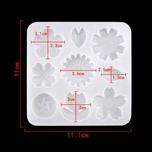 Moule en silicone pour résine DIY, formes variées de feuilles et de fleurs, pour petits gâteaux décoratifs, bijoux faits main, OEM/ODM - Product Image 2