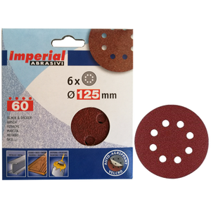 Pour VELCRO 125 mm bricolage disque abrasif grain 180 6 pièces ensemble de disques de ponçage - Product Image 1