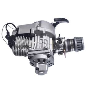 Mini Motocicleta ATV de Cuatro Ruedas, Accesorios para Playa, T8F Plateado, Motor de 49 cc con Arranque Manual, Cubierta de Motor, Voltaje de 36 V, Motor de Gasolina de 2 Tiempos - Product Image 2