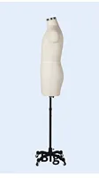 Maniquí de Costura Femenino de Medio Cuerpo Tipo Pin, Color Piel, con Hombros Ajustables en Altura para Sastres