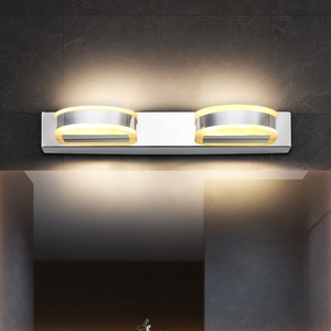 Lampe murale LED au design moderne, étanche IP44, pour salle de bain, miroir, salon, éclairage mural intérieur, pour hôtel, lumière de miroir - Product Image 5