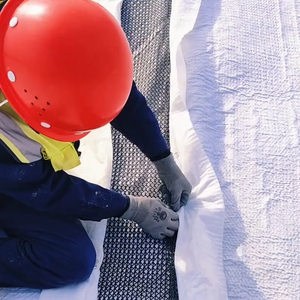 Filet de drainage composite <span class=keywords><strong>en</strong></span> géotextiles plastiques HDPE pour applications de tunnels et de barrages - Product Image 5