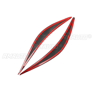 2 pièces de garnitures de phares en fibre de carbone pour Infiniti Q50 2014 2015 2016 2017 2018 - Product Image 4