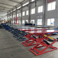 CE Sertifikalı 3500kg Ultra İnce Mobil Araç Makaslı Lifti, Çukur Gerektirmez 1.83m Kaldırma Yüksekliği, 4S Mağazaları İçin