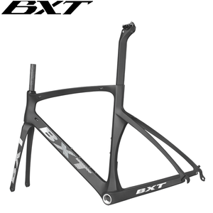 Cuadro de Bicicleta de Carretera BXT Ful de Carbono 700C con Frenos V-Brake, Compatible con Desviadores <span class=keywords><strong>Di2</strong></span> y Mecánicos - Product Image 5