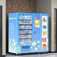 ZD écran tactile aveugle boîte porte-bonheur distributeur automatique jouets combinaisons multiples paiement par carte de crédit avec des caddies