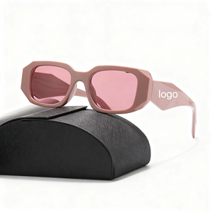 แว่นกันแดดทรงหกเหลี่ยมโลหะคุณภาพสูง แบรนด์ดัง ดีไซน์เนอร์แฟชั่น โลโก้สั่งทำใหม่ ปี 2026 สำหรับทุกเพศ ป้องกันรังสียูวี 400 เลนส์พีซี ขายส่ง - Product Image 5