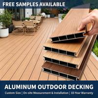 Système de terrassement en aluminium haut de gamme, fourniture directe d'usine, certifié ISO 9001, conforme à la norme RoHS