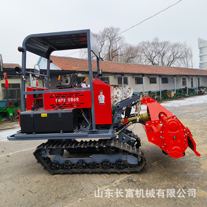 Motoculteur à essence multifonctionnel sur chenilles Shandong Changfu pour la préparation des terres agricoles - Product Image 1