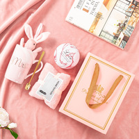 Ensemble de tasses en céramique, coffret cadeau souvenir, cadeau d'affaires créatif, activité de promotion d'ouverture, tasse à eau de mariage