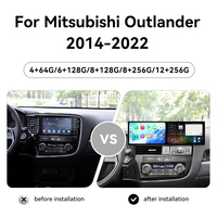 ZWNAV Doble Pantalla de 9.1 Pulgadas para Mitsubishi Outlander 2014-2022, Android 15, Carplay Inalámbrico, Radio para Auto, Reproductor Multimedia de Video, Navegación GPS