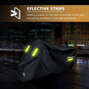 Meilleure <span class=keywords><strong>Housse</strong></span> de <span class=keywords><strong>Moto</strong></span> Extérieure Imperméable 420D, <span class=keywords><strong>Housse</strong></span> de <span class=keywords><strong>Moto</strong></span> Robuste, Protection UV, <span class=keywords><strong>Housse</strong></span> de Pluie pour <span class=keywords><strong>Moto</strong></span> Toutes Saisons - Product Image 5