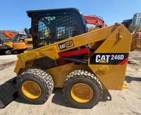 Chargeuse compacte Caterpillar 246D d'occasion de haute qualité, d'origine américaine, avec peu d'heures de fonctionnement (26 heures)