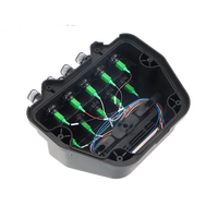 Caja de terminación CTO preconectorizada de 10 puertos, conector endurecido HW Mini SC, caja de terminación FTTH preconectorizada CTO Nap