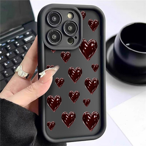 Cover per Telefono Cellulare in TPU Antiurto con Stampa Cuore Rosso Lucido e Design a Scala per <span class=keywords><strong>Samsung</strong></span> Galaxy A07 A17 A56 S26 Ultra - Product Image 6