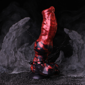 Dildo Canino de Fantasía de Gran Venta con Diseño de Nudo, Base de Succión Fuerte, Juguete Adulto de Silicona Suave, Masturbador con Sensación Realista - Product Image 5