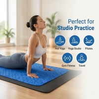 Großhandel Hot Yoga Handtuch mit Grip, saugfähig, schnelltrocknend, Mikrofaser Pilates Handtuch, rutschfest mit Silikon für Fitness und Gym