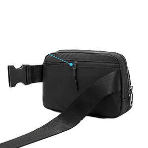 Personalizado Reciclado Nylon Fanny Pack Unisex Zipper Encerramento Ajustável Cintura Saco para Caminhadas Correndo Andando Bonito Peito <span class=keywords><strong>Bag</strong></span> Design - Product Image 6