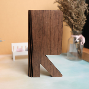 Großhandel moderne nordische europäische Design Holztisch lampe 5W LED Reading Square Shade 5V Power Logo umwelt freundliche einfache Geschenk - Product Image 5