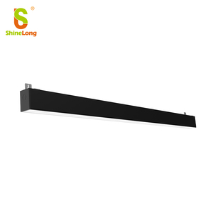 <b>LED</b> seamless Linear Light 4000K 5000K 6000K Daylight 130lm/w <b>SMD</b> <b>LED</b> Office Lighting Black White IP20 AC220V surface mount - Product Image 4