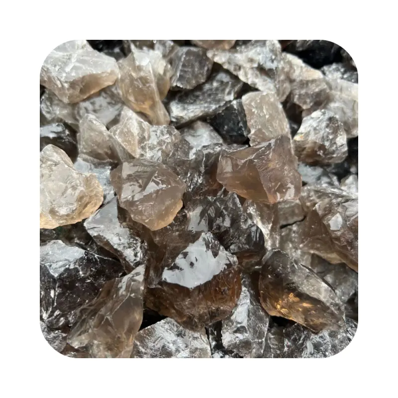 Wholesale natural healing Semi-Precious Stone smokey quartz 3-5cm rough stone smoky quartz stone raw crystal for gift