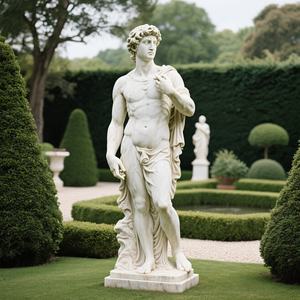 Özelleştirilmiş Dış Mekan Bahçe Dekorasyonu Roma Boyutunda Mermer Çıplak <span class=keywords><strong>David</strong></span> Heykeli El Yapımı Oyma Kolay Temizlenebilir 5 Yıl Garantili - Product Image 2