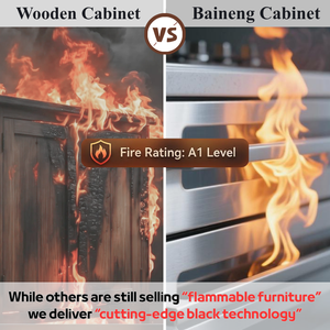 BAINENG Weatherproof Island Designs BBQ Grill Garden Camping Kitchen Free Standing Modular Outdoor Kitchen <b>Cabinet</b> Manufacturer - Product Image 6