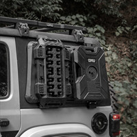 Kits de panneaux d'extension de fenêtre latérale de voiture en aluminium 4x4 avec support de réservoir de 9L et planche de traction pour Jeep Wrangler JLU 2018+ Maiker Offroad
