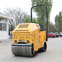 Rouleau compresseur vibrant Liondi DVR-1000 à double tambour pour la construction et l'entretien routier