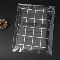 Emballage plastique biodégradables avec Logo personnalisé, 100 pièces, sacs cadeaux en Cellophane OPP transparent, pour emballage