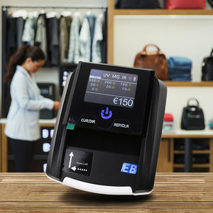 Détecteur de faux billets portable DC-136-SA avec détection UV, MG, IR, comptage de la valeur et du nombre de pièces, batterie rechargeable - Product Image 2