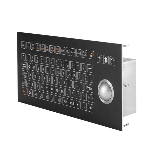 Top Panel Mounted Industrial Membrane Keyboard with Micro Switch