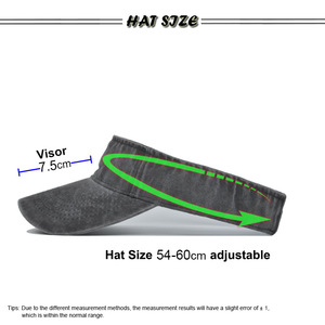 Nhà thiết kế cô gái Twill cotton viceras deportivas Para Sol người đàn ông phụ nữ giá rẻ thể thao Sun <span class=keywords><strong>Visor</strong></span> Mũ Blaze cam rửa mũ cao bồi - Product Image 5