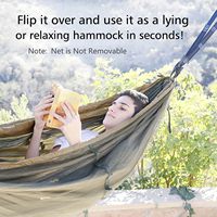 Camping-Hammock mit Moskitonetz doppel- und einzel-leichtgewicht tragbare Hängemöcken mit Baumträgern Fallschirm-Hängematte