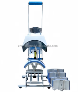 เครื่องรีดร้อนไฟฟ้าสำหรับหมวก แบบตั้งโต๊ะ กึ่งอัตโนมัติ สำหรับงานซับลิเมชั่น พิมพ์ลายโลโก้ หลายสี 220V รุ่นใหม่ - Product Image 3