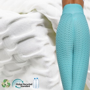 Polyester Spandex 4 Way Stretch Wicking Xà Cạp Tái Chế Vải Thể Thao - Product Image 1