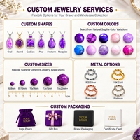 Bracelet minimaliste en perles de Sugilite violette d'Afrique du Sud avec des perles d'eau douce naturelles élégantes pour un équilibre intérieur