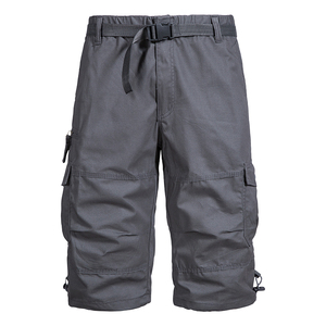 Pantalones Capri Tácticos para <span class=keywords><strong>Hombre</strong></span>, Largos hasta Debajo de la Rodilla, 3/4, con Múltiples Bolsillos, de Sarga, para Verano, Estilo Cargo, Venta al por Mayor - Product Image 5