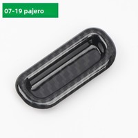 Modification intérieure Mitsubishi Pajero, poignée de toit ouvrant en plastique ABS à motif carbone, modèle MSPJ07190374fCF