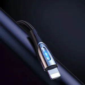 Meilleure vente câbles de données bio 2.4A câble de charge rapide Usb A à L Usb chargeur rapide ligne cordon pour Android Iphone 12 13 14