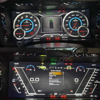 Panel Instrumen LCD 12.3 Inci untuk Pemantauan Tekanan Ban Digital SUZUKI JIMNY JB64/JB74 2019+ Pengukur Kecepatan