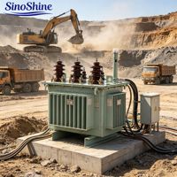 Transformateurs d'équipement électrique SinoShine, transformateur de puissance 35 kV 50 Hz triphasé immergé dans l'huile, bobine en cuivre
