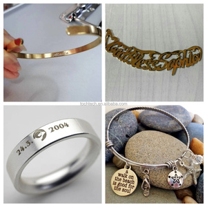 20W 30W 50W Xách Tay Mini Quay Quay Đánh Dấu Laser Huy Chương Con Chó Thẻ Khắc Máy Sợi Laser Đánh Dấu Máy - Product Image 4