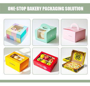 Fabricant de paquets de cuisson Gâteaux à bas <span class=keywords><strong>prix</strong></span> Desserts Biscuits <span class=keywords><strong>Macaron</strong></span> Papier Biscuits Boîte d'emballage - Product Image 4