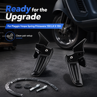 Pédales pliantes pour moto, repose-pieds arrière modifiés, repose-pieds pour Piaggio Vespa Spring Primavera 150 LX S 150 Accessoires
