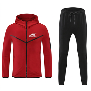 Conjuntos Deportivos de Felpa Técnica para Gimnasio y Fitness al por Mayor, Conjuntos de Dos Piezas a la Moda para Hombre, Traje de Jogging Personalizado para Hombre - Product Image 2