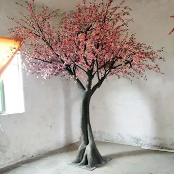 Hohe 8Ft 10Ft künstliche Kirschblüten baum Faux Pink Sakura Bäume für Hochzeit oder Dekoration Restaurant