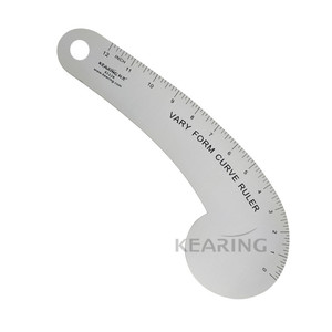 Kearing-Regla <span class=keywords><strong>curva</strong></span> francesa de 12 pulgadas, regla <span class=keywords><strong>curva</strong></span> francesa de aluminio de aviación, diseño de sastre, forma variable, regla <span class=keywords><strong>curva</strong></span> # 6112A - Product Image 3